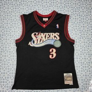 VTG Y2K Philadelphia 76ers Sports NBA Jersey Allen Iverson Sixers Mens Large
